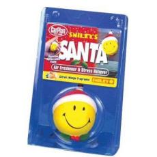 Classic Mini Air Freshner Smiley Santa