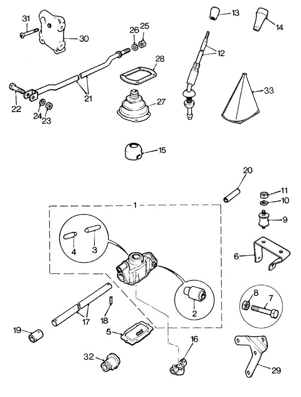 Gear Lever and Selector Mechanism