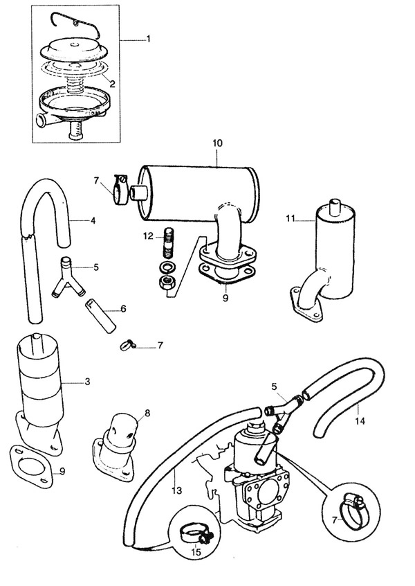 Closed Circuit Breathing Components and Gasket Sets