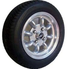 Minilight Alloy Wheels 12X5 Polish Edge With Yokohama Tyres Fitted Set 4