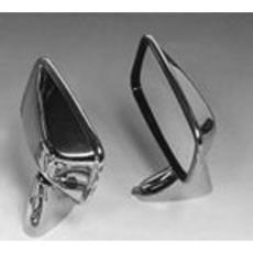 Classic Mini Mirror Tex Type Stainless-Steel R.H Price Each