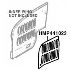 Classic Mini Inner Wing L.H Vent Panel 59-89