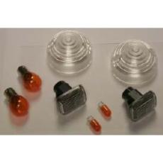 Classic Mini LENS KIT FRONT CLEAR INC SIDE and BULBS