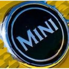Classic Mini Badge With Mini Black Logo 42 MM Self Adeshieve