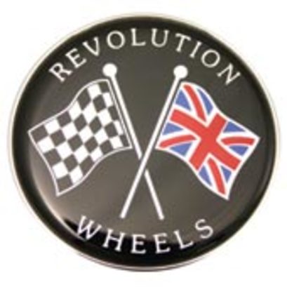 Classic Mini Revolution Wheel Trims Chrome