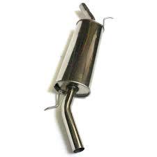 CLASSIC MINI STAINLESS STEEL SIDE EXIT REAR SILENCER STANDARD BORE SIZE