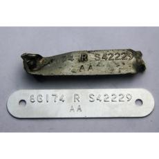 Classic Mini Reverse Stamped Engine Plate With Rivets